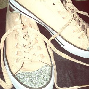 Epicstep glitter toe sneakers